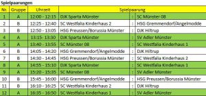 Spielplan