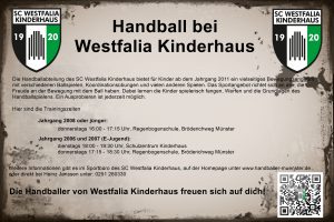 Handball in Kinderhaus