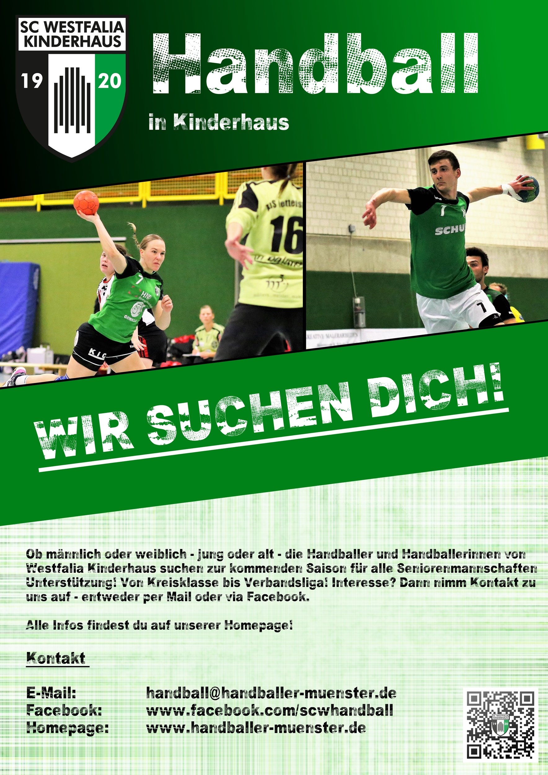 Handball in Kinderhaus » WE WANT YOU…for Handball